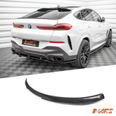 Dry Carbon Fibre Rear Trunk Lip Spoiler Wing Bodykit for BMW X6 G06 & F96 X6M - Mars Performance